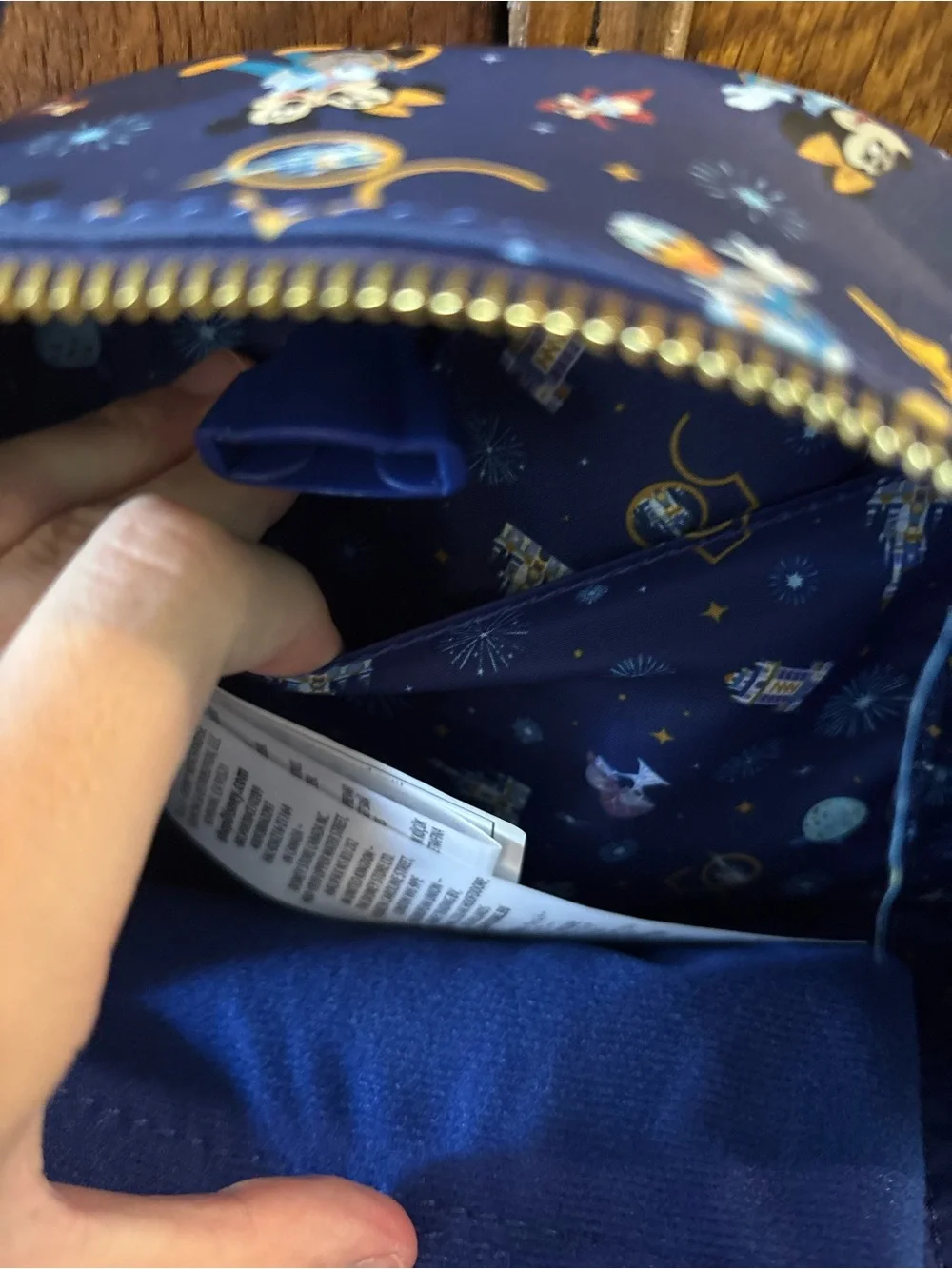 Loungefly Blue Floral Character Crossbody Bag